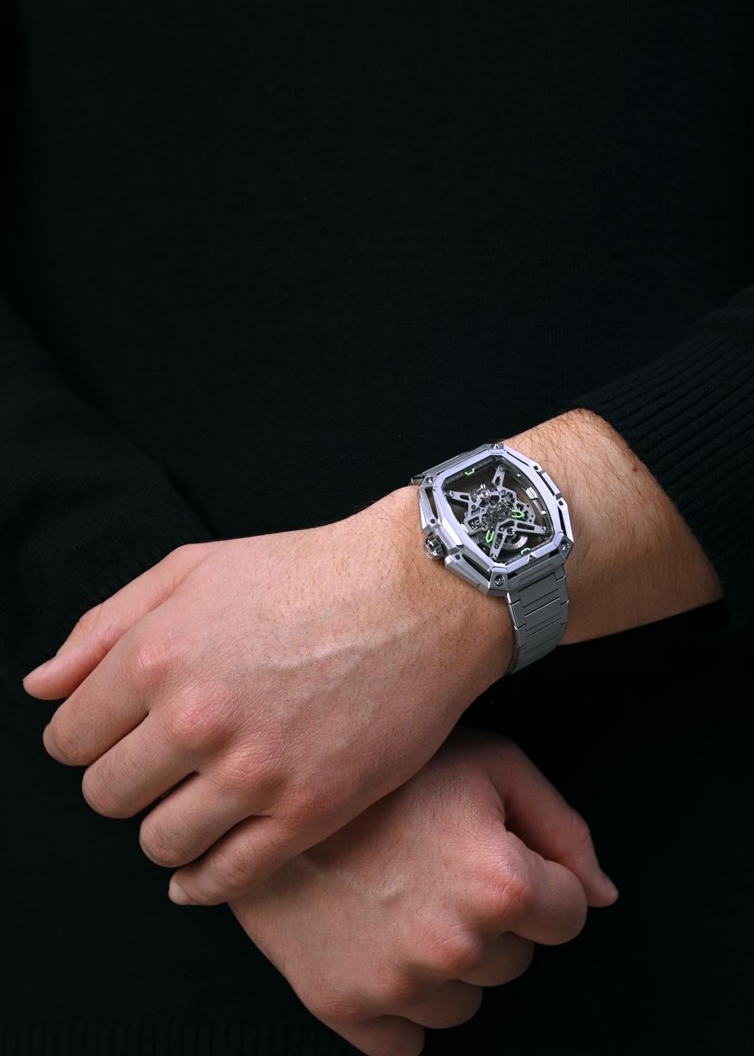 Reloj mecánico de pulsera CIGA Design Z035-SS01-W1S