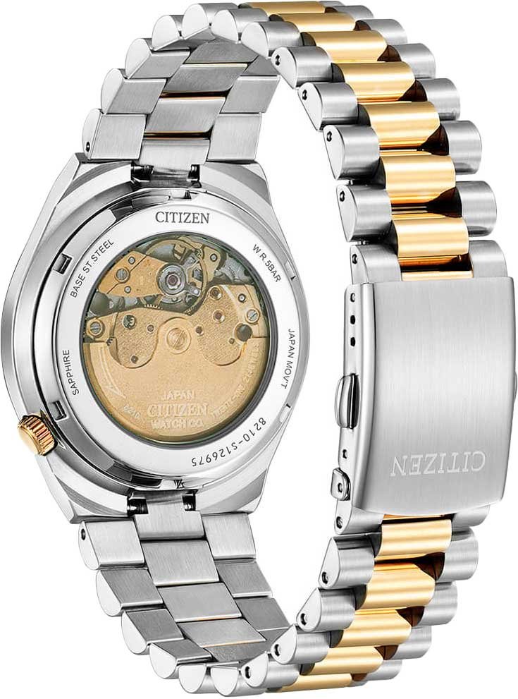 Reloj de pulsera mecánico japonés Citizen Tsuyosa NJ0154-80H