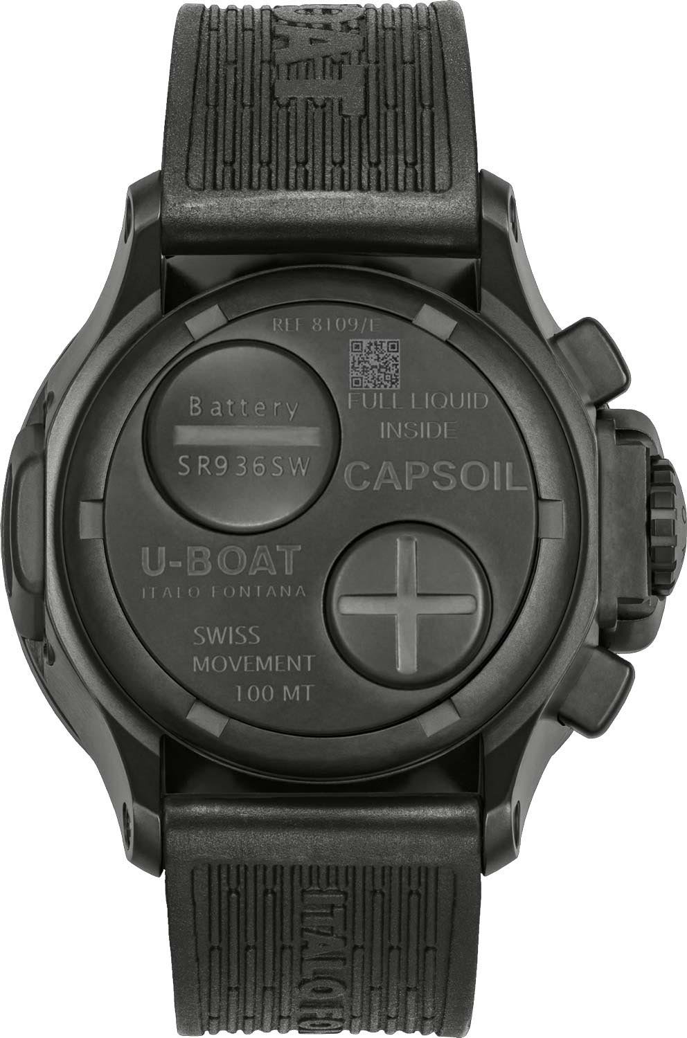 Reloj de pulsera U-BOAT UB-8109/E con cronógrafo